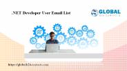 .NET Developer User Email List