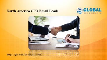 North America CFO Email Leads