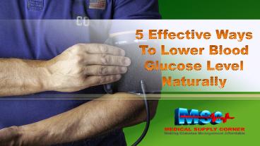 Home Remedies to Lower Blood Sugar : Top 8 Natural Ways