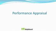Performance Appraisal