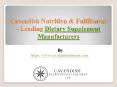 Cavendish Nutrition & Fulfillment - Leading Dietary Supplement Manufacturers PowerPoint PPT Presentation