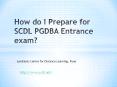 How do I Prepare for SCDL PGDBA Entrance exam? PowerPoint PPT Presentation