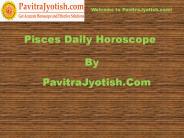 Pisces Daily Horoscope