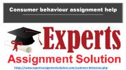 Consumer behaviour assignment help