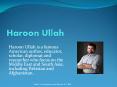 Early life and Education of Haroon Ullah (1) PowerPoint PPT Presentation