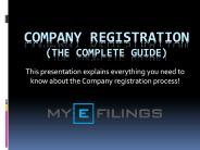 Company Registration - The Complete Guide