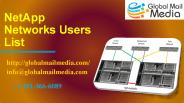 NetApp Networks Users List