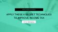 6 Secret Techniques to Improve Income Tax: CA in Dehradun PowerPoint PPT Presentation