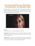 Ensuring A Swift Recovery After Botox — Do’s And Don’ts — Dr. Marwah’s Clinic PowerPoint PPT Presentation