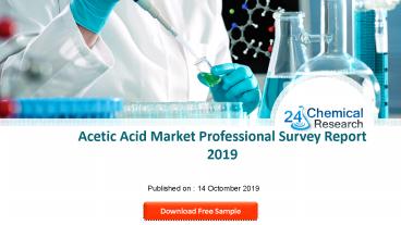 Acetic Acid Market