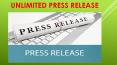 Unlimited Press Release PowerPoint PPT Presentation