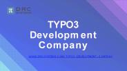 Get Best Typo3 Development Services from DRC Systems