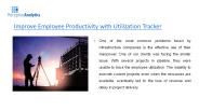 Improve Employee Productivity with Utilization Tracker