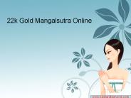 22k Gold Mangalsutra Online