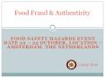 FOOD FRAUD IN-HOUSE (8) PowerPoint PPT Presentation
