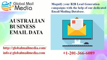 Australian Business Email Data
