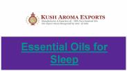 Essential Oils for Insomnia