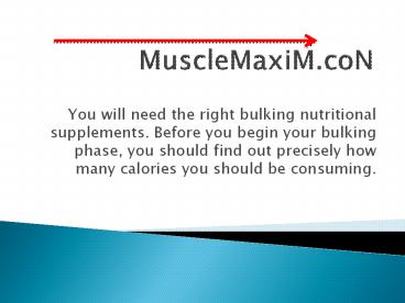 What Is So Fascinating About Bulking?