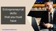 Essential Skills Required to Succeed as an Entrepreneur