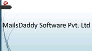 MailsDaddy OST to PST Converter