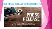 Free Press Release Submmision Sites