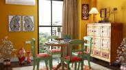 Bring Home the Ethnic Trendy Dining Room