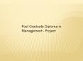 Post Graduate Diploma in Project Management PowerPoint PPT Presentation