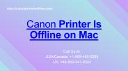 Fix Canon Printer Offline Mac Error