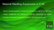 Material handling equipments in uae
