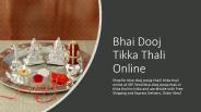 Bhai Dooj Tikka Thali Online