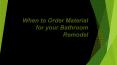 When to Order Material for your Bathroom Remodel (1) PowerPoint PPT Presentation