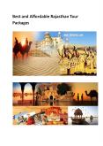 Rajasthan Tour Packages PowerPoint PPT Presentation