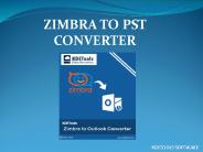 Zimbra to PST Converter