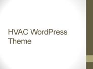 HVAC WordPress Theme