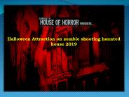 Halloween Attraction on zombie shooting haunted house 2019