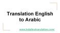 Translation English to Arabic PowerPoint PPT Presentation