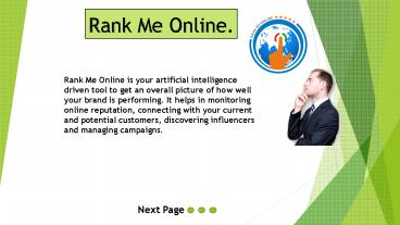 Ranking me online - free social media listening tool