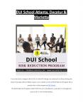 DUI School- Atlanta PowerPoint PPT Presentation