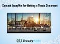 Contact EssayMin for Writing a Thesis Statement PowerPoint PPT Presentation