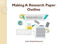 How to write a research paper outline PowerPoint PPT Presentation