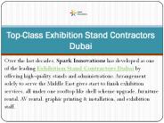 Top-Class Exhibition Stand Contractors Dubai