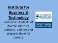 Institute for Business and Technology (1) PowerPoint PPT Presentation