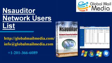 Nsauditor Network Users List