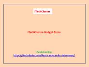 iTechCluster-Gadget Store