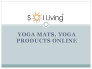 Sol Living - Outdoor yoga mat wholesale suppliers