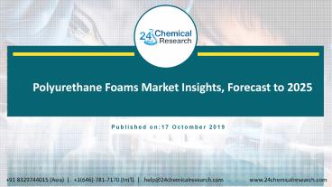 Polyurethane Foams Market