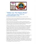 “Wake Up: The Happy Brain” - Latest Anthology Book Tops The Amazon Bestseller's List! PowerPoint PPT Presentation