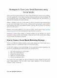 Strategies to Grow your Small Business using Social Media | Areva Digital PowerPoint PPT Presentation
