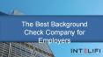 The Best Background Check Company for Employers PowerPoint PPT Presentation