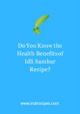Do You Know the Health Benefits of Idli Sambar Recipe? PowerPoint PPT Presentation